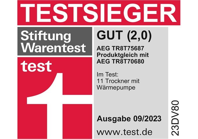 AEG Lavatherm TR8T75687